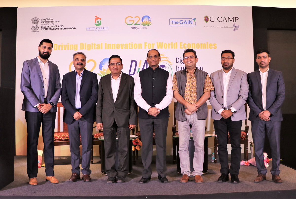 CCAMP_India's tweet photo. .@G20_DIA Digital Innovation Alliance Bengaluru Meet by CCAMP &amp; @gainforstartups

300+ attendees from govt, global stakeholders, startups &amp; innovators in #India's startup powerhouse state
@AshwiniVaishnaw @Rajeev_GoI @drashwathcn @ACSIC_GOK @JeetKVijay @Taslimarif @g20org https://t.co/3oKaxANV7B