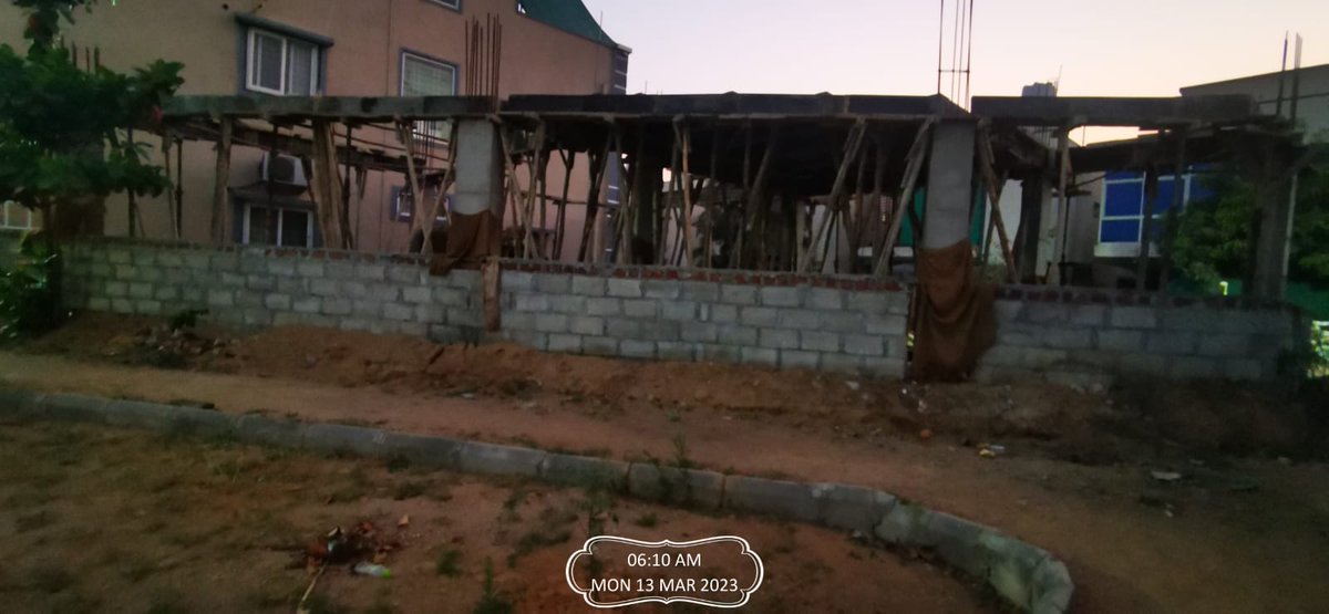 united_symphony's tweet photo. @GHMCOnline @CommissionrGHMC @ZC_SLP @KTRBRS GHMC commissioner - Grievance about illegal construction at plot-634B being raised for 2 months now, yet no action. Cir-22 TP staff colluded with miscreants and approved building plan without setbacks. Construction encroaching GHMC park area. Kindly intervene @TelanganaGuv https://t.co/cQMGLImiqf