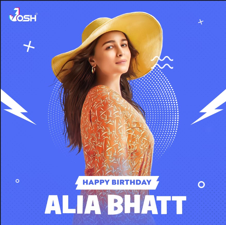 OfficialJoshApp's tweet photo. Happy Birthday to @aliaa08 ❤️
#joshfam wishes you a #joshila birthday 🙌
#aliabhatt #happybirthdayaliabhatt #happybirthday #birthdaypost #joshapp https://t.co/jYIttKkpOS