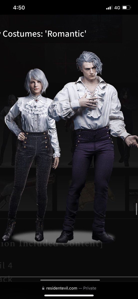 manfightdragon's tweet photo. The resident evil 4 remake bonus costumes for Ashley have been revealed https://t.co/oFjshFiOaj