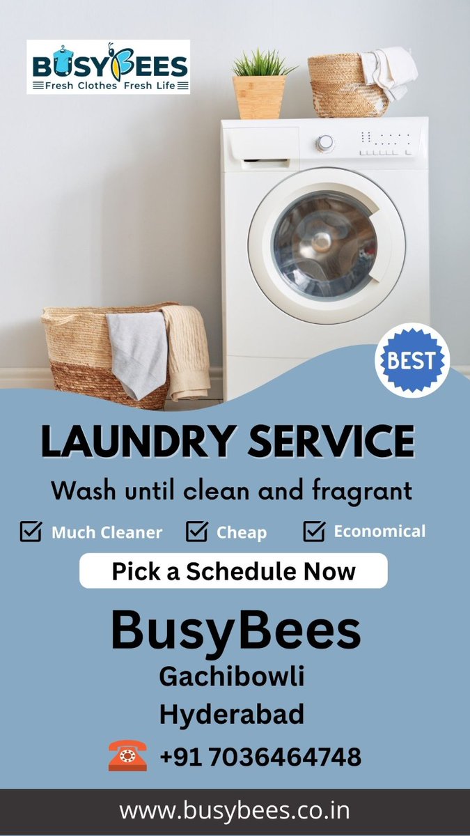 BusyBees Laundry Services tweet media