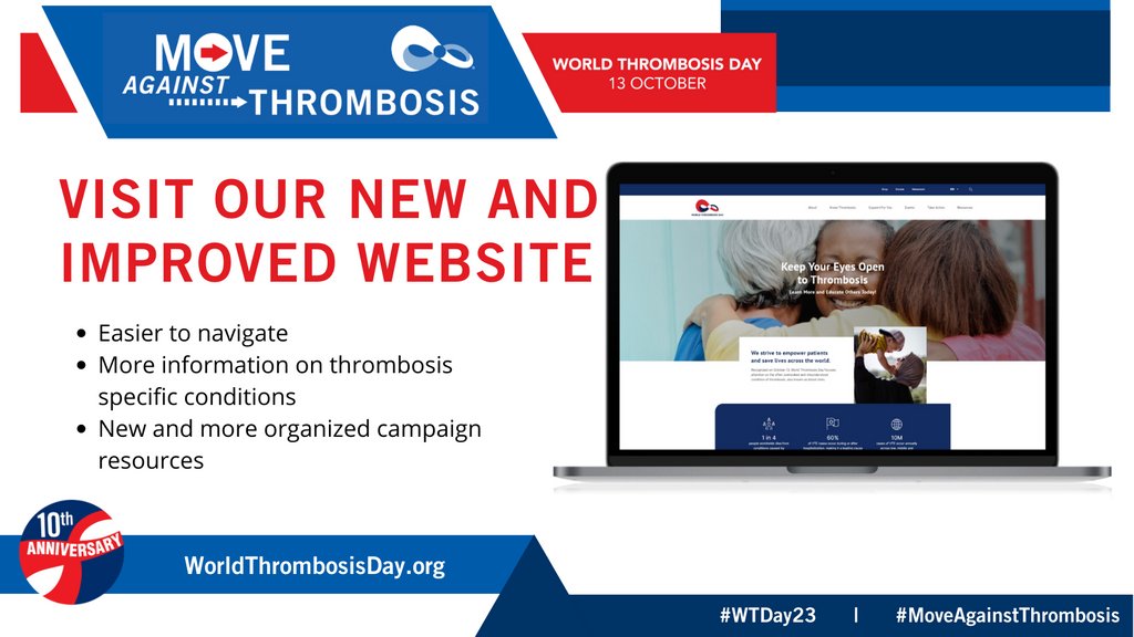 thrombosisday's tweet photo. Attention WTD partners! One of our favorite new features of the website is the new partner event submission portal! Take a look and submit your plans for #WTDay23. 

https://t.co/ZEY3TTrfCG https://t.co/ZW8OfOxwQj