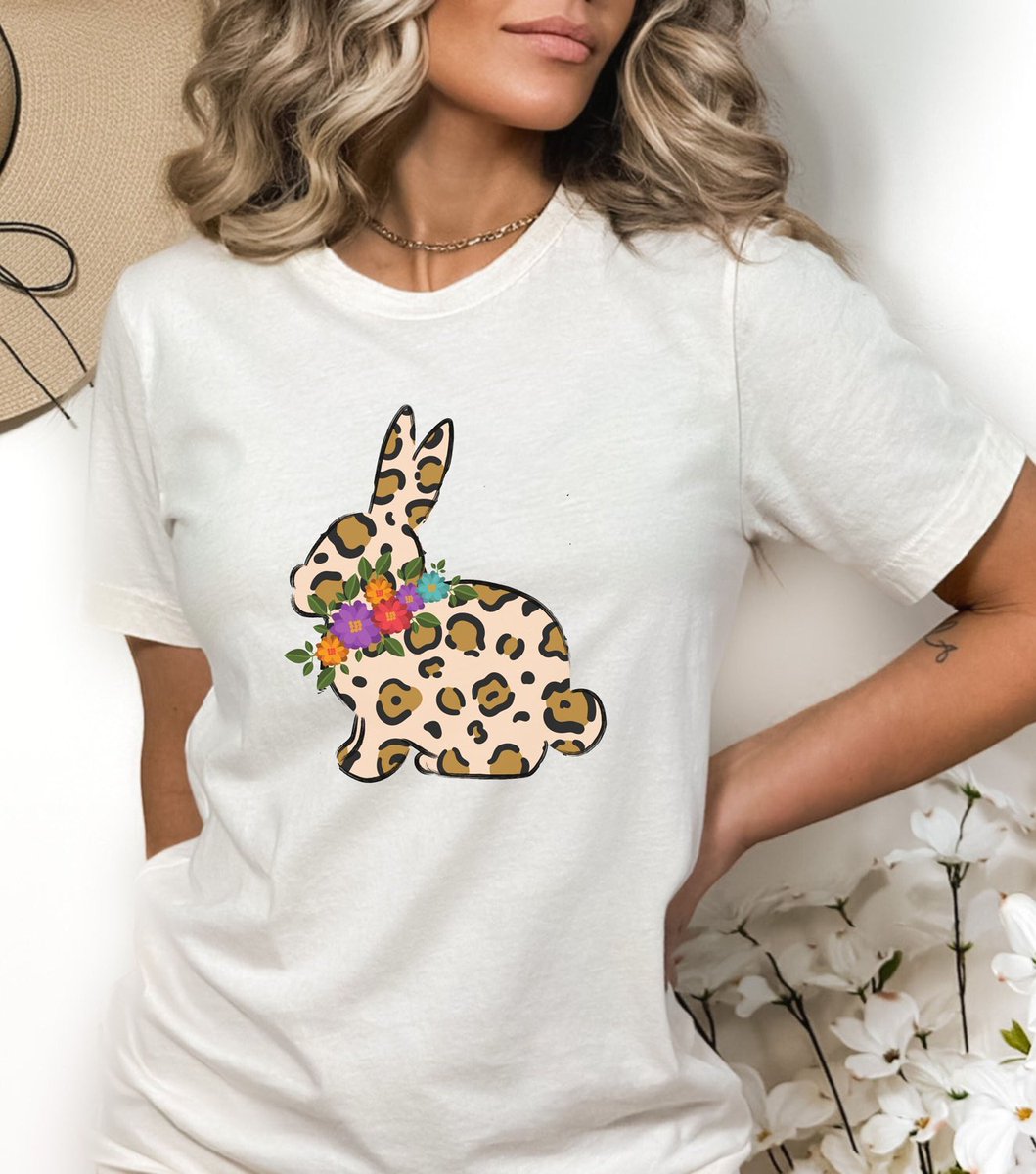 KiSTdesigned's tweet image. Excited to share the latest addition to my #etsy shop: Floral Leopard Bunny Shirt Cute Easter Bunny T-Shirt Easter Graphic Tshirt Women Bunny Shirt Happy Easter Shirt with Bunnies Easter Gift etsy.me/3JlpnrG
