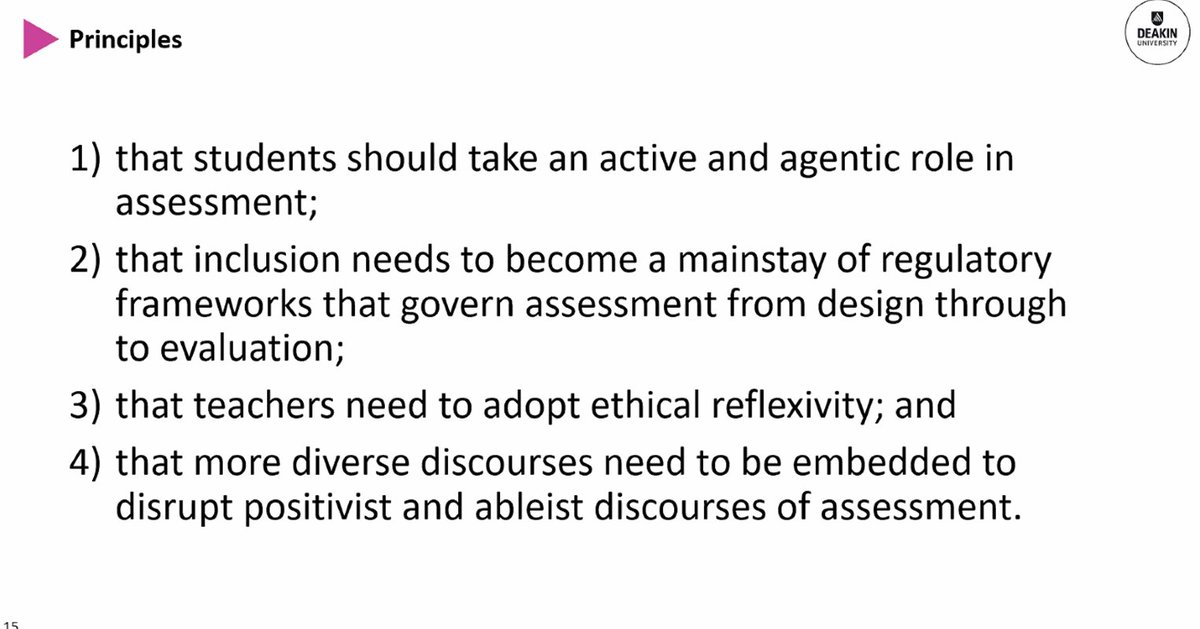 KiftSally's tweet photo. Assess 4 Inclusion
@CRADLEdeakin #OpenAccess book launch
@r_ajjawi: 3 loci for action: Macro, meso, micro
#DavidBoud we can chip away at this agenda
@DrJoannaT we can all be those humans in the loop to dampen impact of tech bias
4 Principles for inclusive reset
#StudentPartners https://t.co/az0Qo0vBy7