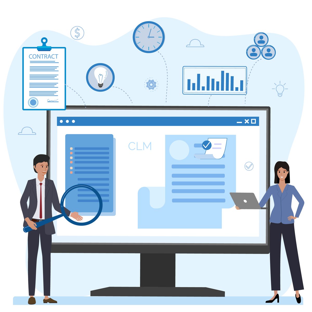 Proen05540198's tweet photo. To accelerate CLM success, implement effective change management strategies: establish clear goals, provide training/support, involve stakeholders, and measure/evaluate success.

To know more: https://t.co/LEqvGRvBrX

#ProEn #BlogWednesday #CLM #ChangeManagement https://t.co/PHmqSywTqa