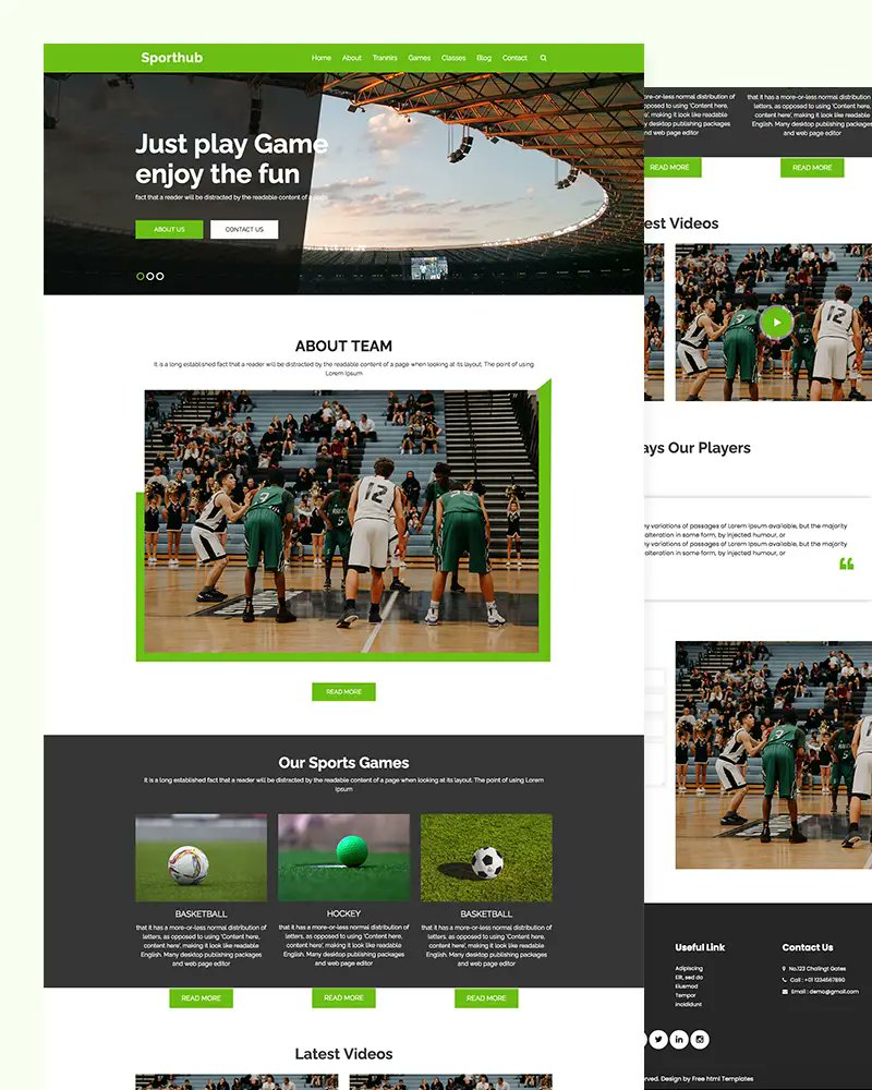 htmldotdesign's tweet image. Sporthub – Sports Game Website templates - #sports #game #entertainment #sportshub #webtemplate #webdesign #ui #website #websitedesign #html #websitetemplate #webdesigner #template #graphicdesign #bootstrap #webdevelopment