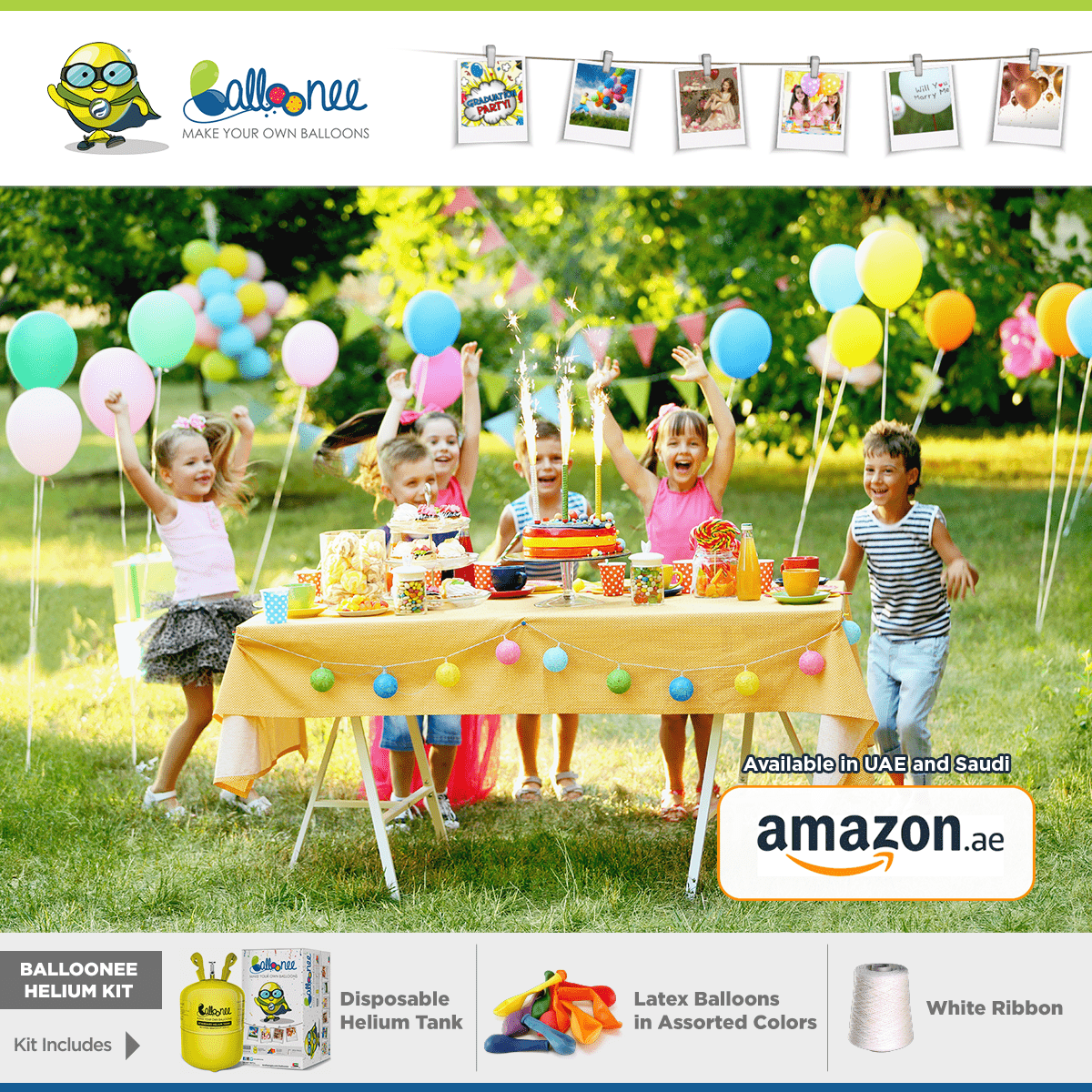 iLoveBalloonee's tweet image. Make your kid's outdoor party special with the Balloonee DIY helium kit! 🎉

 🇦🇪 amazon.ae/ballooneemakey…

💬 WhatsApp: +971 55 290 3495
📞 Call Now: +966 53 000 1458
📧 sales@balloonee.com
🌎 balloonee.com

#heliumballoons #iloveballoonee #amazonae #heliumgas #KSA #UAE
