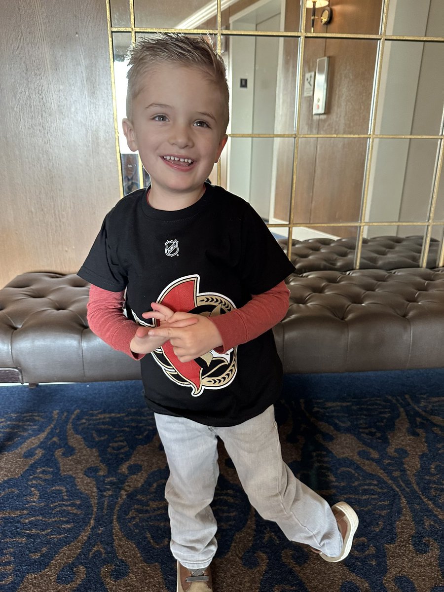 kirstin_george's tweet photo. Jake’s #1 fan in Edmonton! @Senators #jakesanderson #ottawasenators #sensfan https://t.co/1hS1ES4wBL