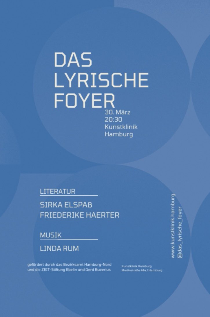 Das lyrische Foyer (@lyrisches_foyer) on Twitter photo 