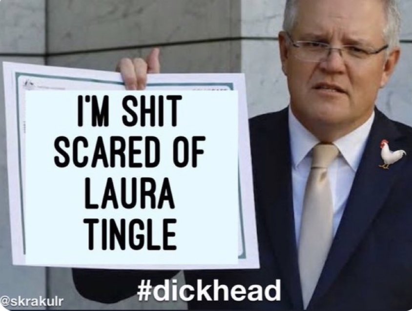 Millhouse55's tweet photo. @_sara_jade_ Worst PM ever. #Robodebt #2030dead #RobodebtRC #MorrisonsLegacy https://t.co/hWvEl8XXFS
