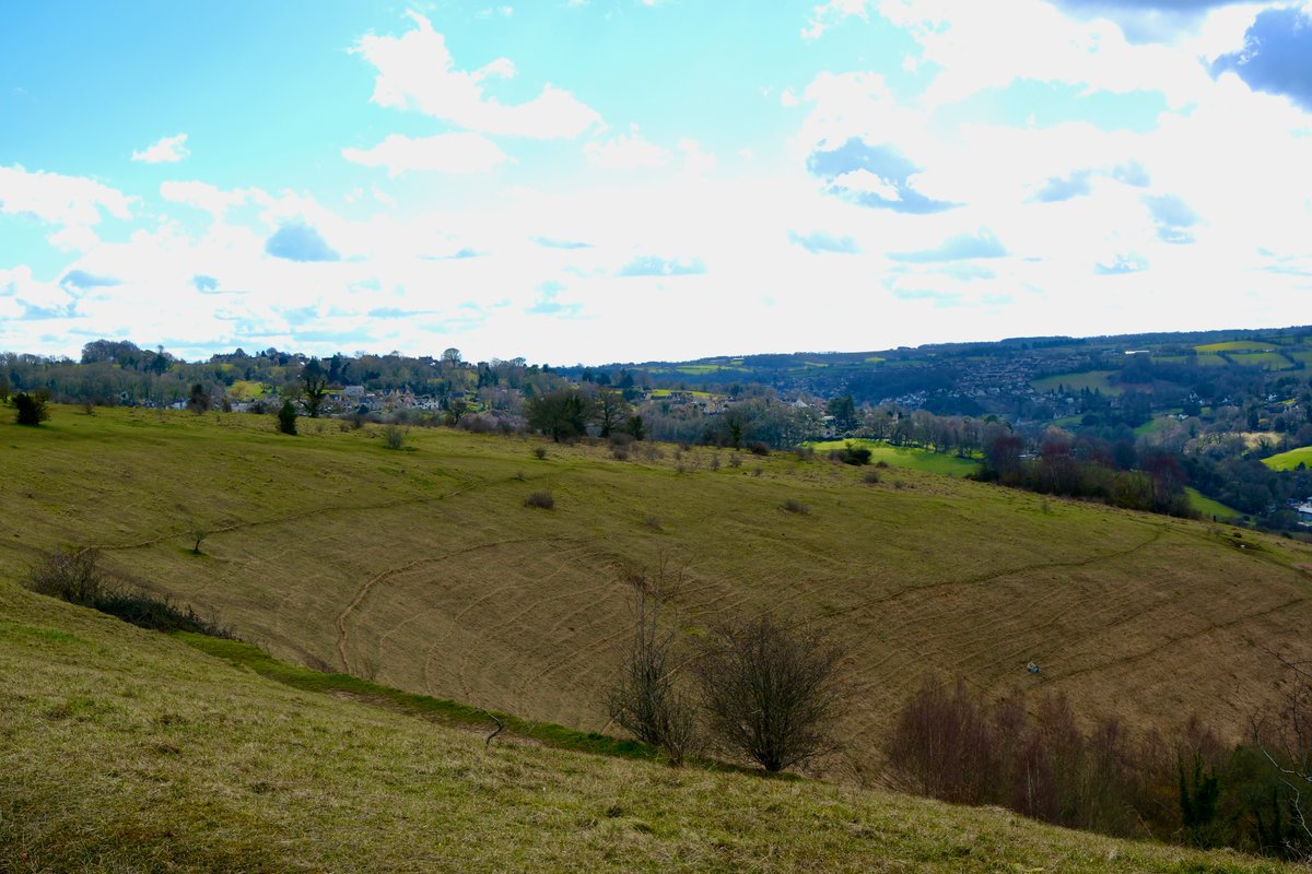japanauthor's tweet photo. Four views of Bowl Hill taken today. #RodboroughCommon #Stroud #Cotswolds @megportal https://t.co/5VYNVR9ZLZ