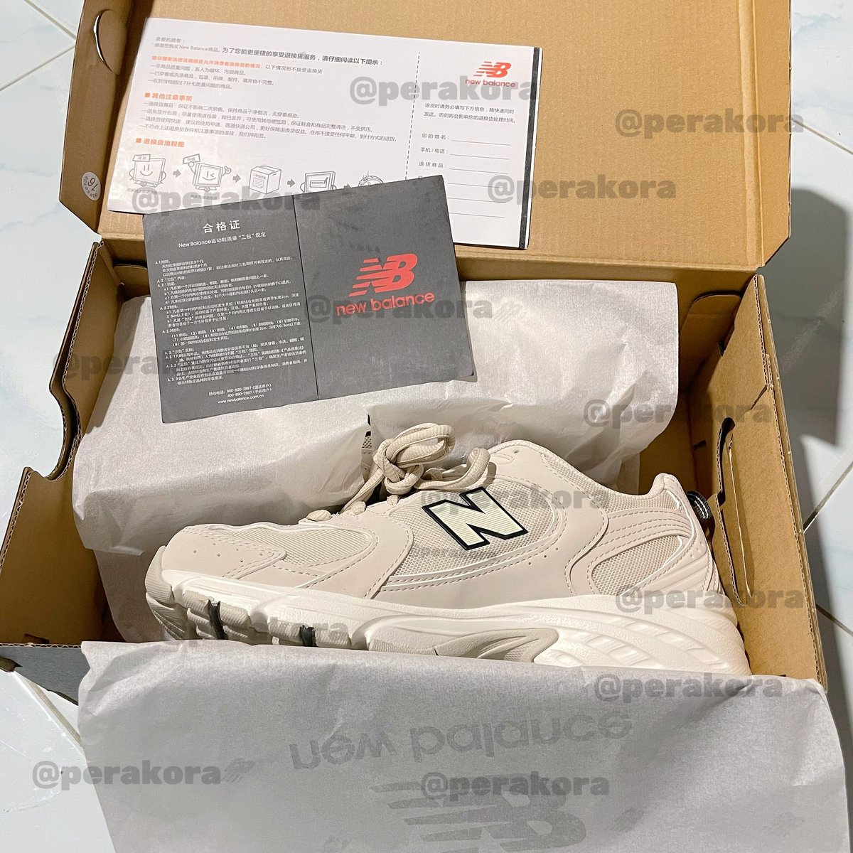 perakora's tweet image. พร้อมส่ง #Newbalance530 👟ของแท้จากออฟฟิเชียลประเทศจีน 🇨🇳

ไซร้ 24 CM จำนวน 1 คู่

SH 3,690฿ (ส่งฟรี)

#NewBalance #รองเท้าผ้าใบ #รองเท้าnewbalance #พรีออเดอร์รองเท้า #พรีออเดอร์