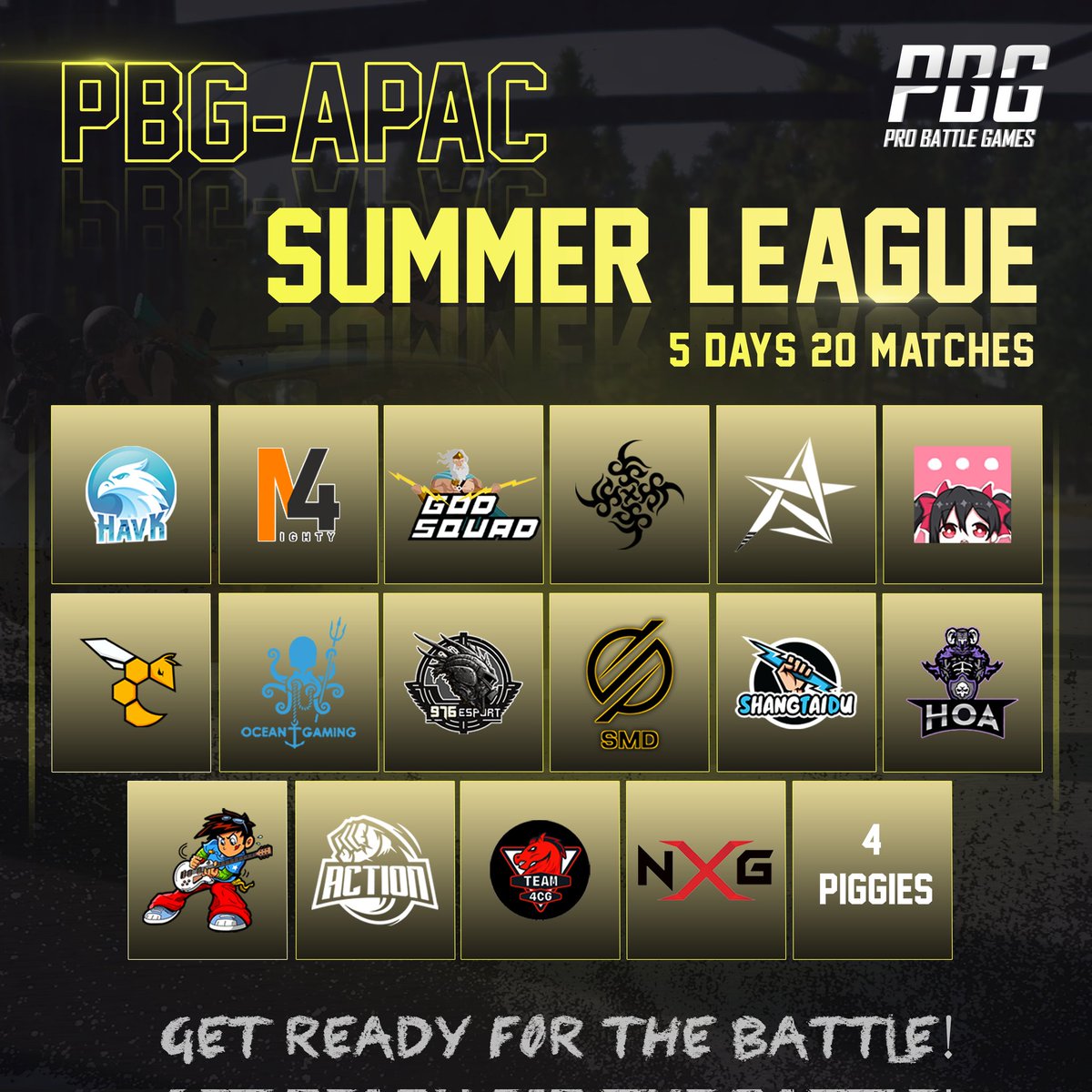 P.B.G (Pro Battle Games) tweet media