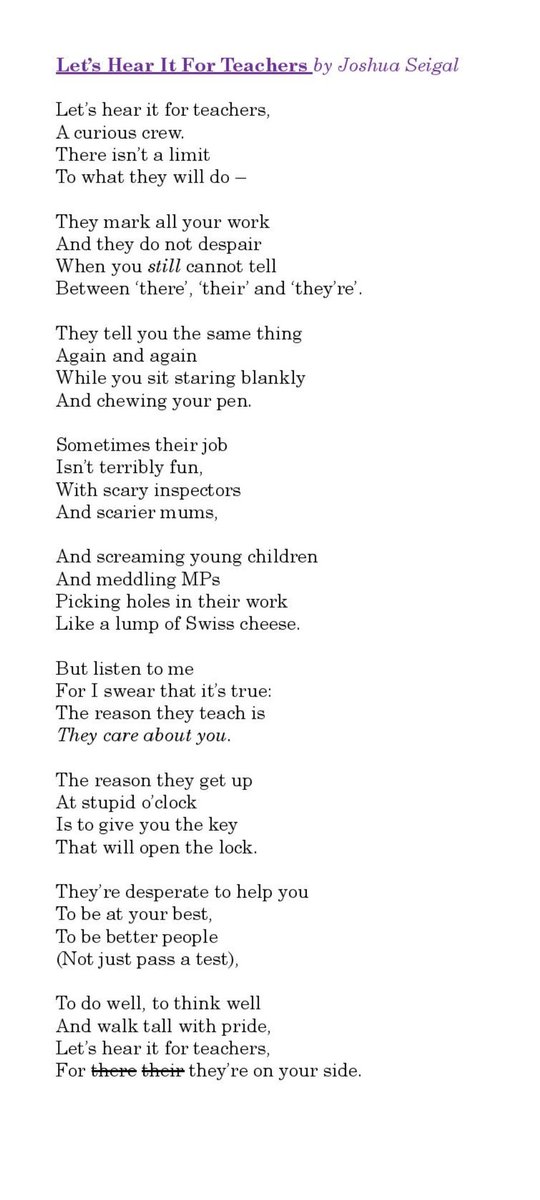 #TeacherStrike

Let's hear it for the #teachers  
Cute and very relevant poem by <a href="/joshuaseigal/">Joshua Seigal - 'YAPPING AWAY' out now!</a>