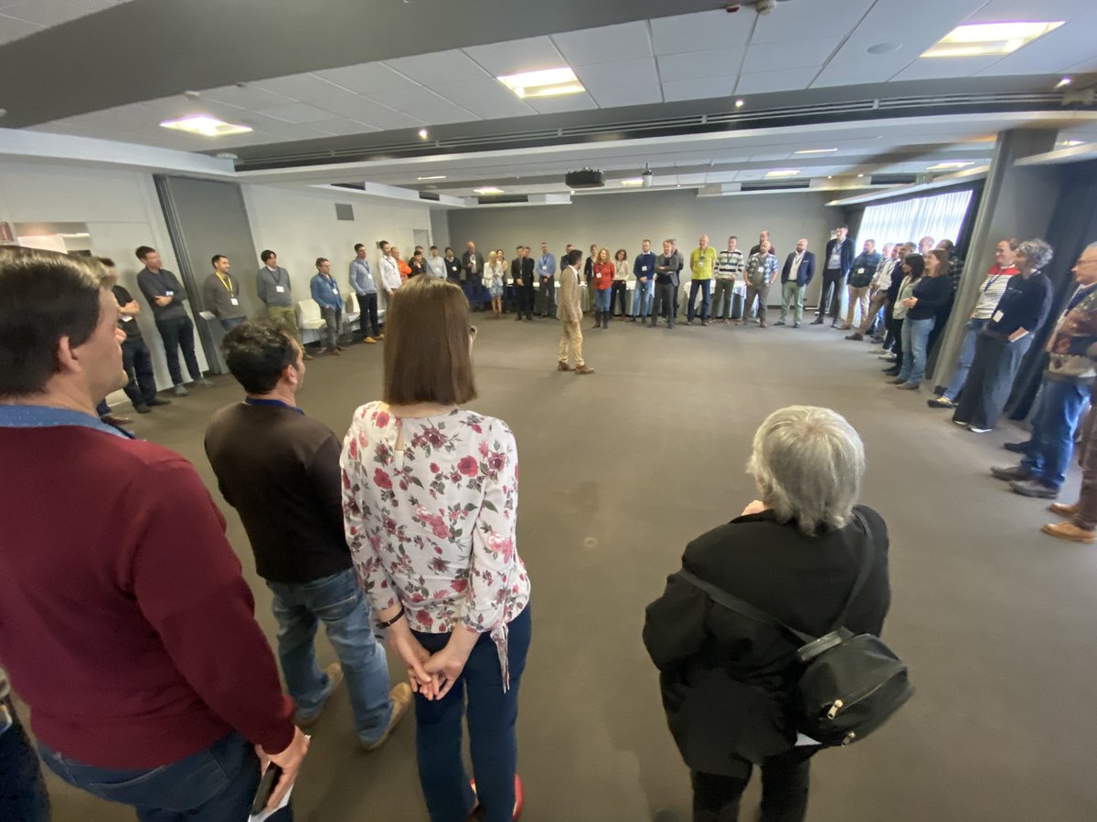 MassimoCanalicc's tweet photo. Yesterday and today @agriagenzia is participating to the #Eucapnetwork topic “Enhancing under weather changing patterns: Farm adaptation” in Bologna. Around 100 participants from 20 counties, speakers on various project issues such as our #EUWAY great discussions and field visit https://t.co/KN5xuxOOzx