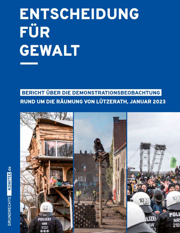TorbenSchultz's tweet photo. Heute, am Internationalen Tag gegen #Polizeigewalt, veröffentlicht das Komitee für #Grundrechte und #Demokratie einen Bericht zur Räumung von #Lützerath.

1/3 https://t.co/vptq4X5SUr