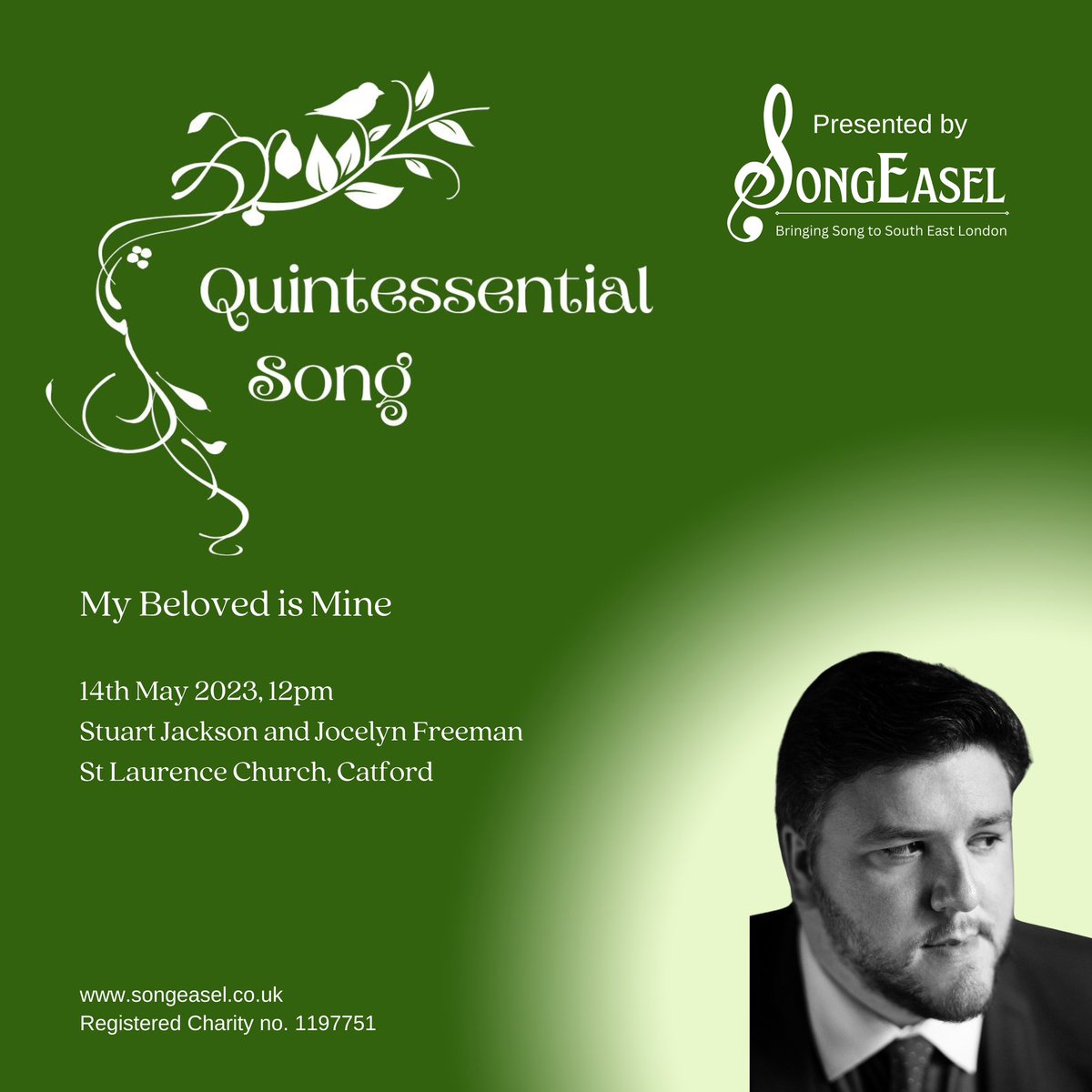 SongEasel's tweet photo. Announcing next concert in the #quintessentialsong series!
May 14th @stlaurencese6 @sjacksontenor George Strivens and @PianoLieder
By the way, you can see all events on one page now by clicking here:
https://t.co/aXiMTqnQjL
Both sacred and secular influences in this concert! https://t.co/C3wO6vQMwM