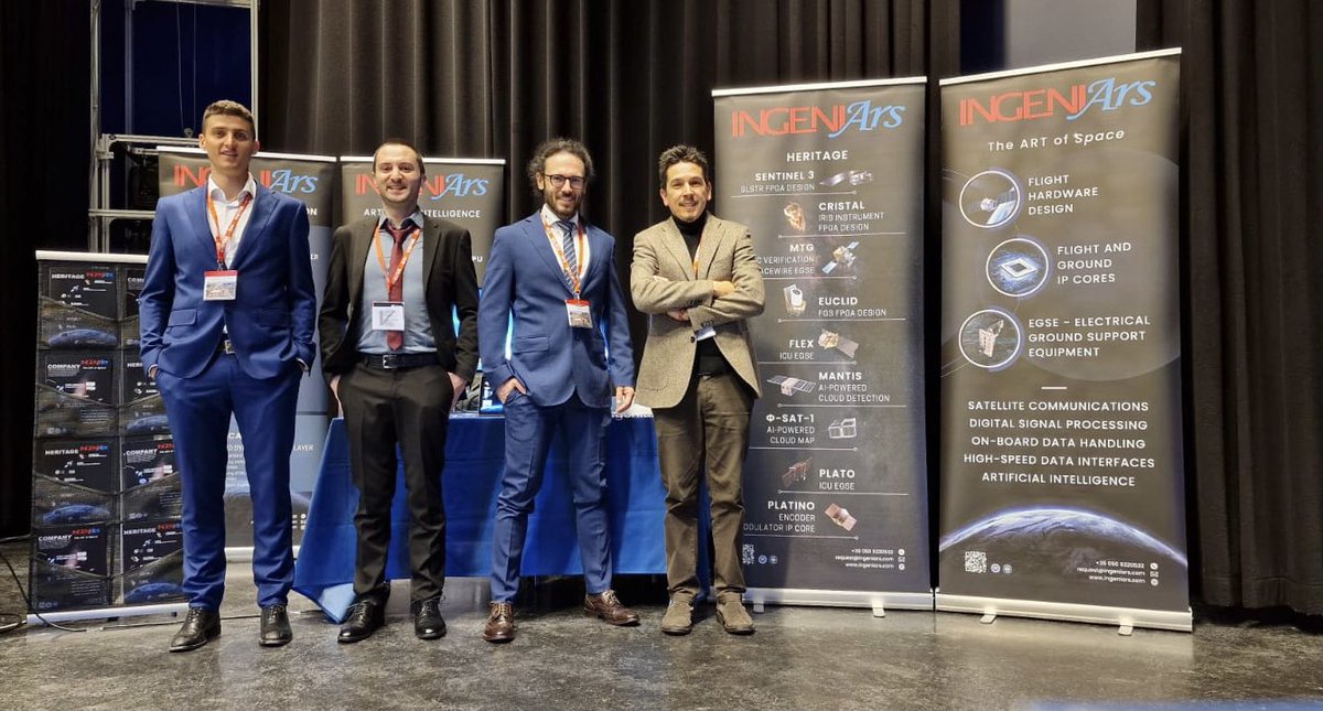 We are at SEFUW 2023 at <a href="/esa/">European Space Agency</a> ESTEC premises!
Come and see what’s going on here!

📩 request@ingeniars.com
🔗 ingeniars.com/division/space/

#space #FPGA #users #workshop #AI #spaceapplications #ESA #ESTEC