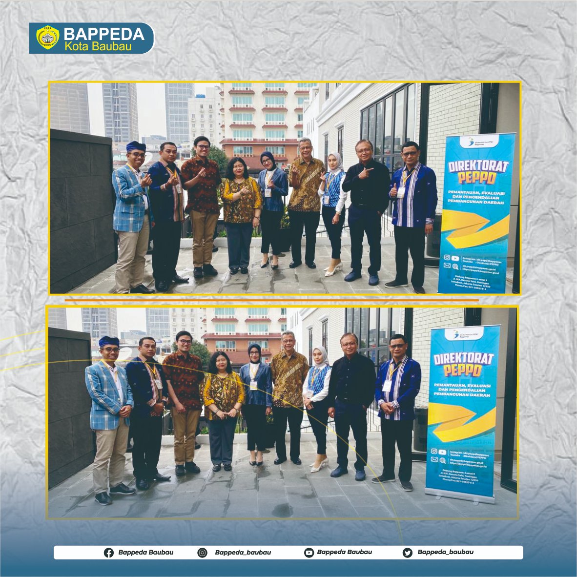 bappeda_baubau's tweet image. Kota Baubau masuk Nominasi Nasional Anugerah Penghargaan Pembangunan Daerah (PPD) 2023 yang diselenggarakan Kementerian Perencanaan Pembangunan Nasional/Bappenas RI

#bappeda #bappedabaubau #kotabaubau #musrenbang #musrenbangbaubau