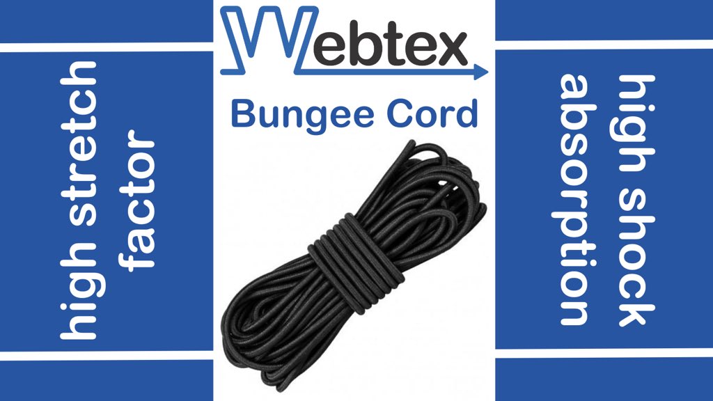 WebtexZw's tweet photo. Bungee Cord is surprisingly useful - from holding down luggage on roof racks to boat covers and tarpaulins. It can also be used around the house for child proofing cabinets, ball racks, dogs leads and much more🙃🪢
#bungeecord #highstretch #shockabsorption #easytouse #webtexzw https://t.co/IYulJZXdhh
