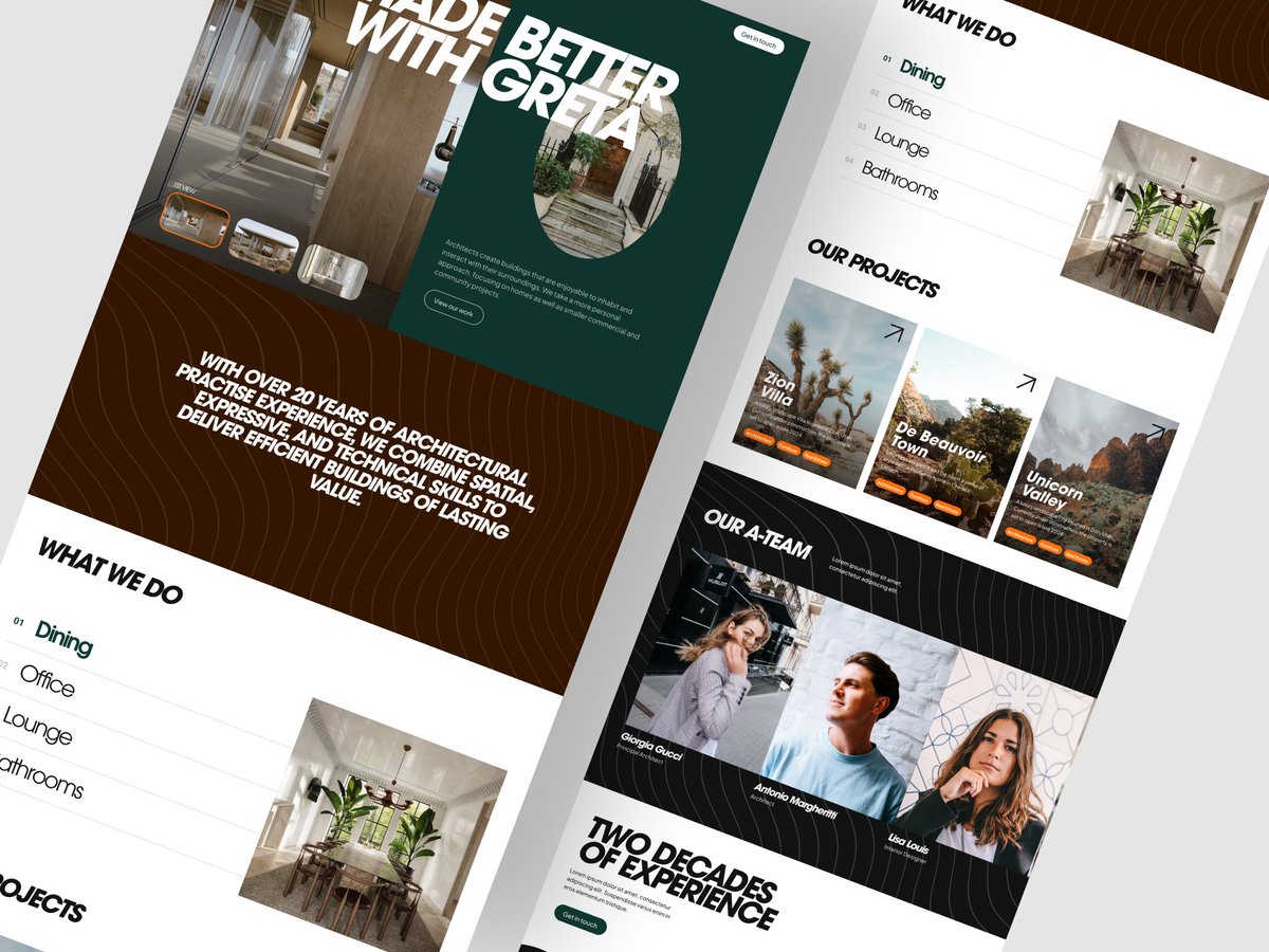 aduferobiu's tweet photo. Here is a website for an architecture company. A part of the relume @TheOfficialRDL design league #RDL2 https://t.co/qxK01XhUs8