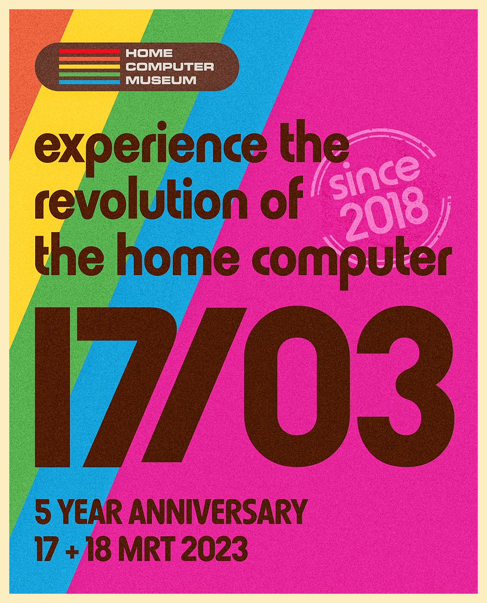 homecompmuseum's tweet photo. 6 years ago, this Twitter account was created. Little did we know that only one year and 2 days later the museum would be opened! #MyTwitterAnniversary #5yearsHCM #HomeComputerMuseum #party https://t.co/W1HWDyDXYE