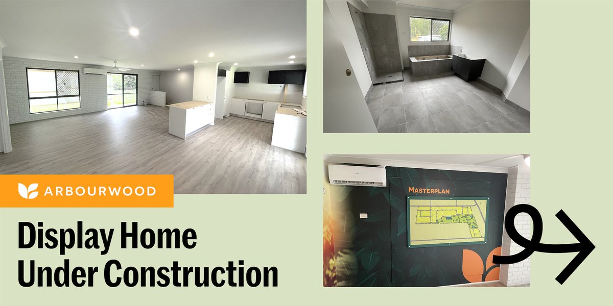 slh_au's tweet image. A brand new Sunday Living Homes display centre featuring a display kitchen and bathroom is now under construction at Arbourwood in Morayfield. Forcast to open in April 2023.

#SundayLivingHomes #ChooseBuildLive #DisplayCentre
