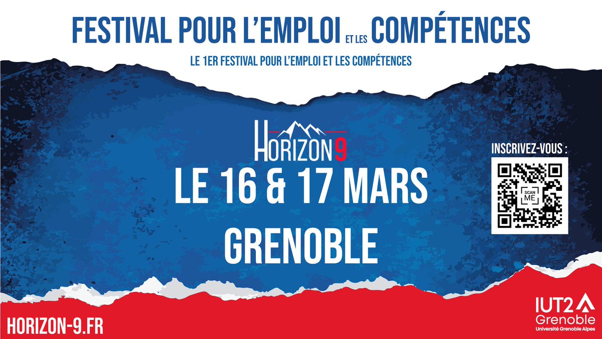 Le Centre de Compétences et des Métiers de IUT2 Grenoble participe au festival @Horizon9.
Vous savez que nous avons à cœur de vous accompagner à trouver votre #BUT qui porte votre #ambition #professionnelle
Alors à demain au World Trade Centre de #Grenoble au stand 27.😊