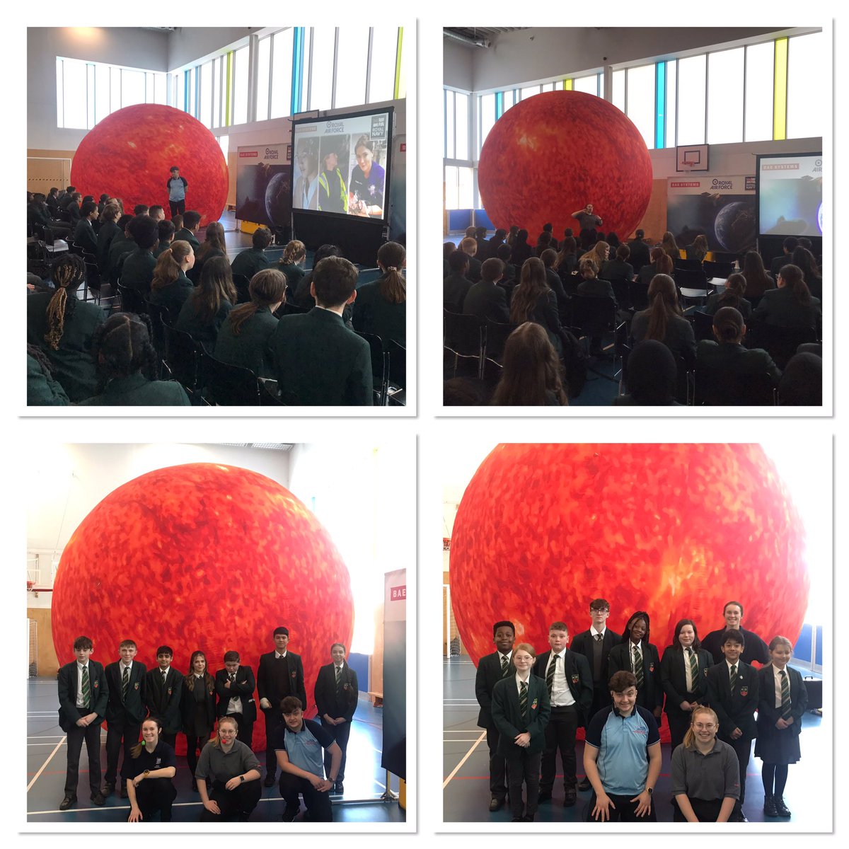 Thank you @Roadshow_Team for inspiring and educating my year 7’s and 8’s on STEM subjects. An incredible show, very enjoyable and informative #raf #RoyalNavy <a href="/BAESystemsInc/">BAE Systems, Inc.</a> <a href="/BAESystemsAir/">BAE Systems Air</a> <a href="/BAESystemsplc/">BAE Systems</a> <a href="/TGSAPrincipal/">TGSA Principal</a> <a href="/Mrs_A_Morton/">Amelia Morton</a> #STEM