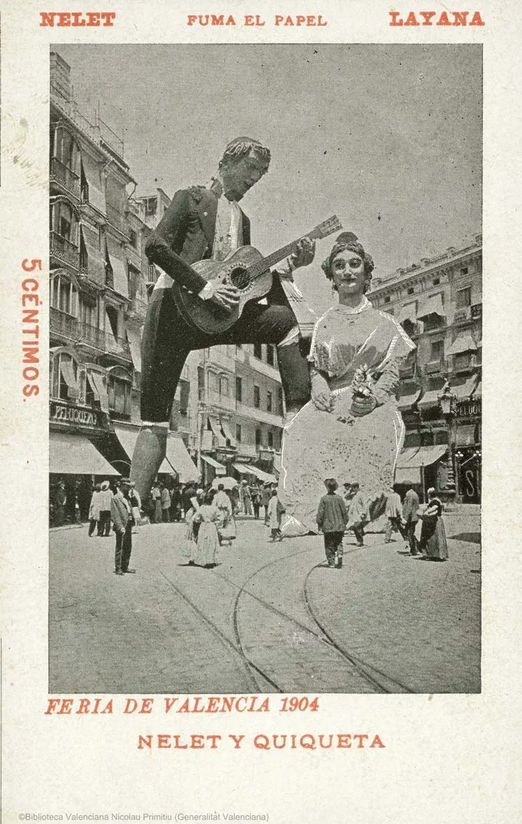 ProjecteSonore's tweet photo. Nelet i Quiqueta reproduïen tipus populars valencians a festes de carrer. Exceptuant algunes ocasions, en estes representacions eren els hòmens qui n'executaven la part musical
📷 1904 | #BiValDi f. Huguet
🔴➡️ Itinerari 1 > Silencis https://t.co/15UzKjcU03
🧨 #Falles23 https://t.co/WKYJyAj9bV