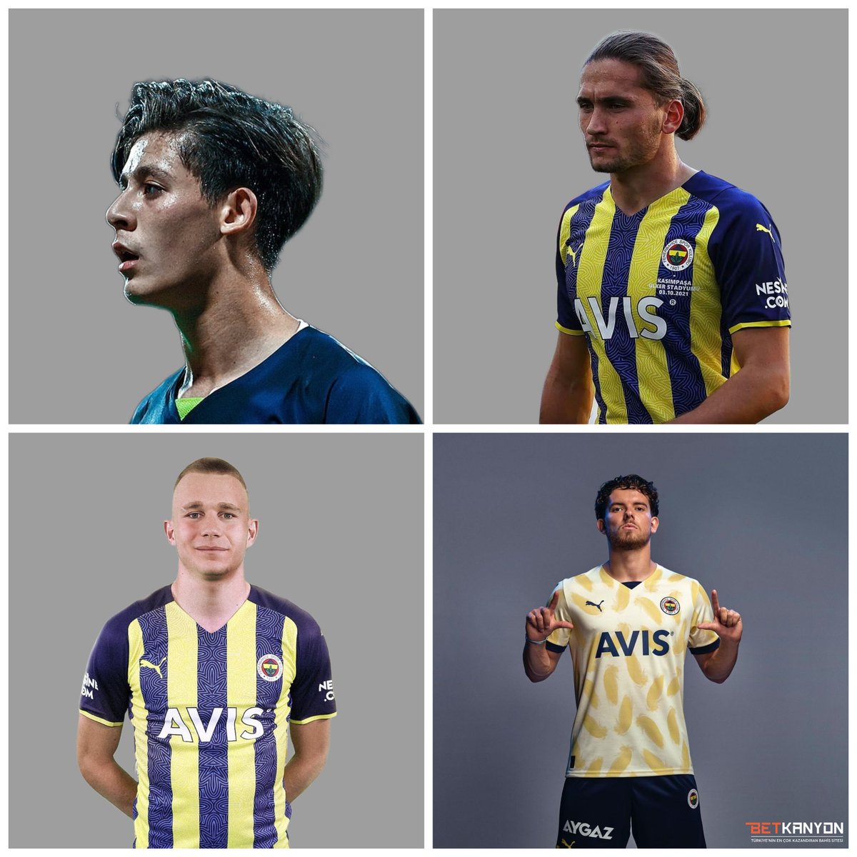 Fenerbahçe - Sevilla maçında tribünlerde scoutlar olacak. (Haber Global) 🔹Roma, Miguel Crespo'yu 🔹Leicester City, Attila Szalai'yi 🔹PSG, Manchester City, Barça ve Arsenal; Arda Güler'i 🔹Napoli ise Ferdi Kadıoğlu'nu izleyecek.