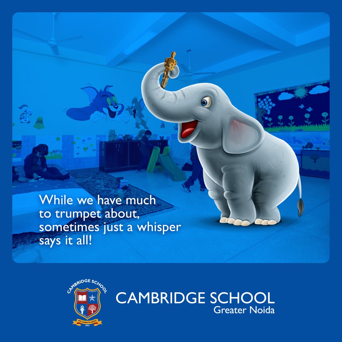 CambridgeGNoida's tweet image. When you create something great, you empower everyone around you. Thank you for the brilliant masterpieces that are inspiring the world.
.
.
.
#CambridgeSchoolGreaterNoida #CSGN #LearnToServe #RRR #RRRMovie #NaatuNaatu #TheElephantWhisperer #Elephants #Oscars95 #Oscars2023