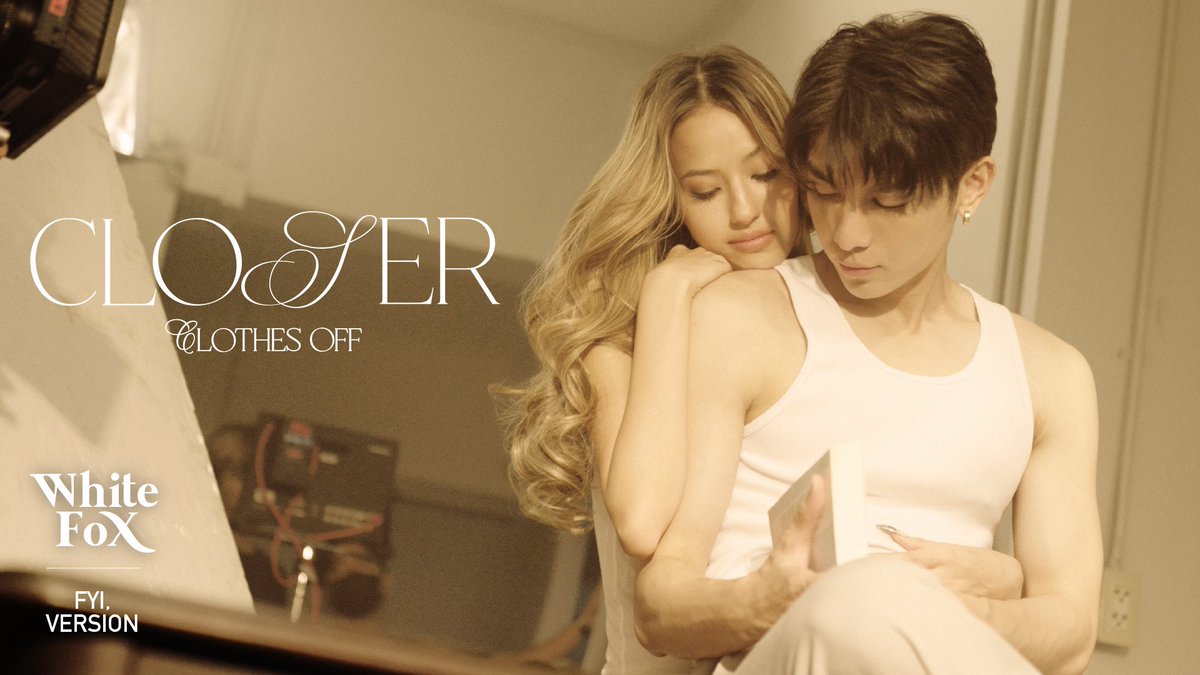 WhiteFoxGMM's tweet photo. Get close and check this out! Exclusive Behind the Scenes Music Video of Matcha and Mew Suppasit in ‘Closer (Clothes Off)’ @matcha_mosimann @MSuppasit
Watch Here:
https://t.co/elsqGuWFyo
#MATCHACloserClothesOff
#MATCHAWhiteFox
#WhiteFoxGMM https://t.co/nFJkTTGRTA
