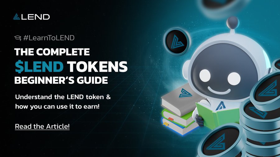 Crypto_Gisteen's tweet photo. 📣 The $LEND token launch is #ComingSoon🚀
✅Understand $LEND tokens by reading the beginner's guide📚
Discover:
❓What $LEND is
⚙️How $LEND works
💰How $LEND tokens can be used to earn income for you
📖Read the full guide:
https://t.co/jVeWqxBG0r
#LearnToLEND #BNBChain #DeFi https://t.co/FEJQfod2cK