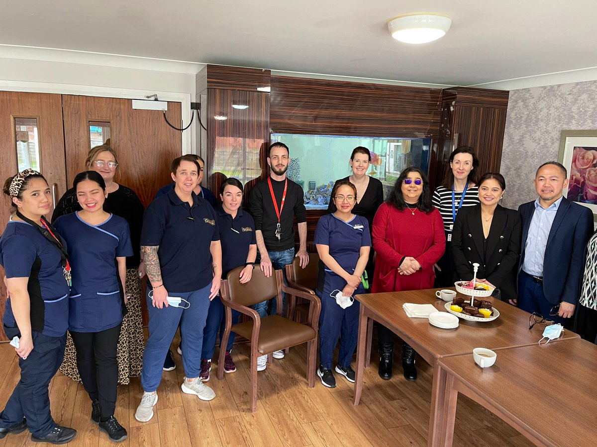 SheilaSobrany's tweet photo. I visited Bradley Manor Care home yesterday, which is a highly successful, innovative & inspirational in its care of residents, & staff, most importantly it is Nursing Led by #MandyMitchell @cherith_rogers & her nursing team; a ‘pinnacle of care excellence’ in the Belfast local community. Their work has been ongoing in spite of the continuing pandemic pressures. 
@RCN_NI @RCNNI_NorthernB @MHNursesNI @Dkell999 
@rita_rdevlin29 
@RusheBrenda @QuinnBriege @lorettagribben