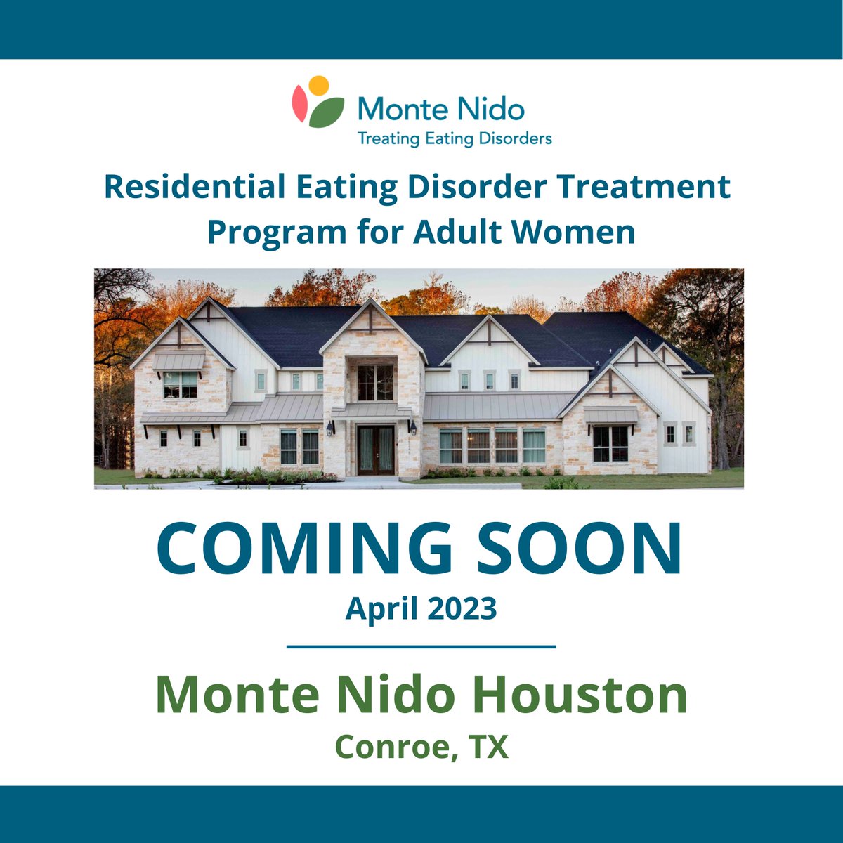 Monte Nido's Houston, TX, residential program for eating disorder treatment is coming soon. We're very excited to begin serving those in need of eating disorder recovery in and around Houston in April 2023.

ow.ly/TBg850NiuSl

#Texas #Houston #edrecovery #recoveryispossible