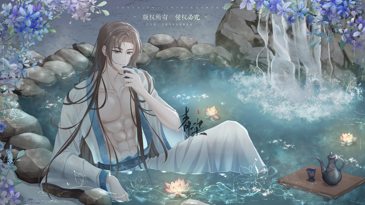 qingran11111's tweet photo. 【乙女向 玉郡忱】 （旧粮搬运）玉泽勾引郡主一起洗澡被哥哥抓包  遂快乐3x （在画了在画了）
＃花亦山心之月
＃花忱
＃花亦山玉泽
＃忱郡玉 https://t.co/xbkusgT7er