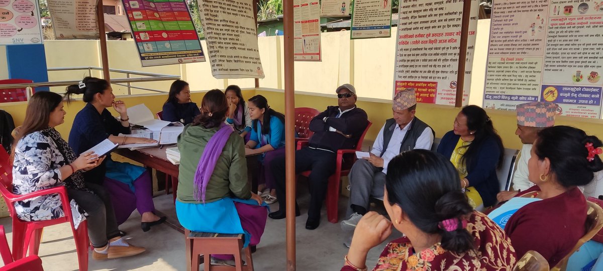 ManuSappy's tweet photo. Ongoing #HCFmanagement Committee Meeting Conducted in Different HCF  @Birendranagar Municipality. TO Improve Sanitation and Hygiene Status of #HCF @SnvNepal @DangalParwati @TikaramBNA https://t.co/WSAfSuMWvH