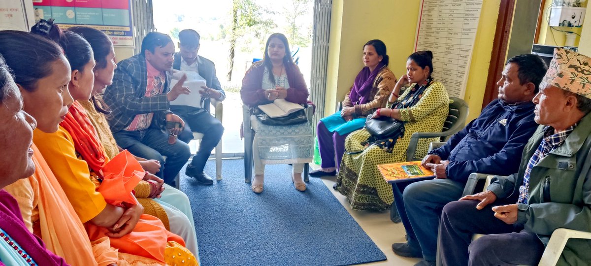 ManuSappy's tweet photo. Ongoing #HCFmanagement Committee Meeting Conducted in Different HCF  @Birendranagar Municipality. TO Improve Sanitation and Hygiene Status of #HCF @SnvNepal @DangalParwati @TikaramBNA https://t.co/WSAfSuMWvH