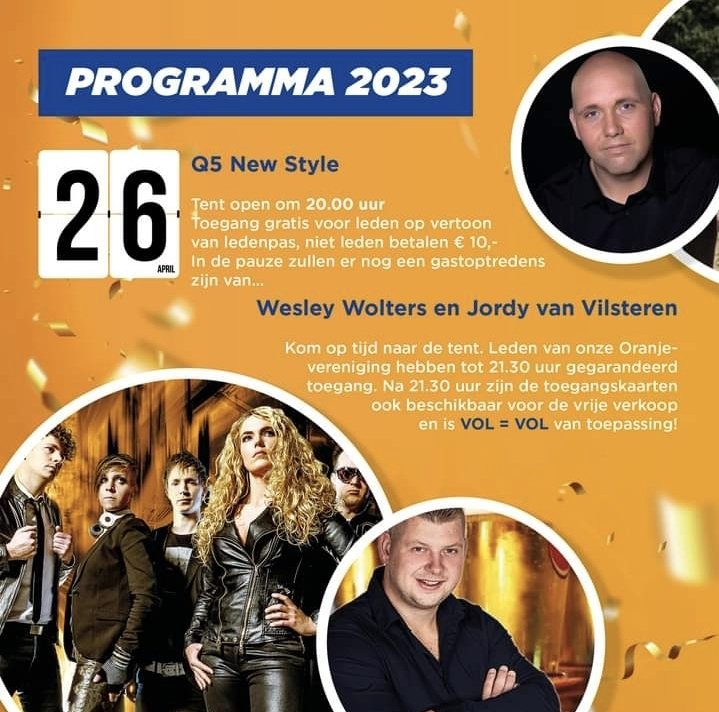 OranjeverMaxima's tweet photo. Programma 2023. #koningsdagvierjeinwapenveld https://t.co/Gya5Q9hGGw