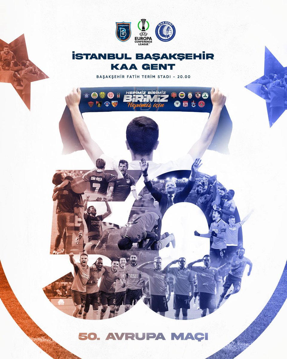 ibfk2014En's tweet photo. 🇹🇷 All for one, one for all! 

⚽ MATCH DAY I #IBFKvGENT 
🆚 KAA Gent 
🏆 UEFA Conference League 
🕕 18.00 CET https://t.co/z9EyOARI9L