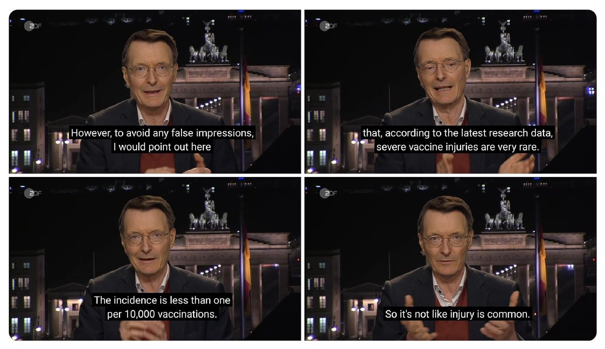 ZStadtfux's tweet image. Die #Impfgegner verbreiten wieder Lügen.

#Lauterbach habe zugegeben, es gäbe unzählige "#Impfschäden". Was er in Wahrheit gesagt hat, tönt aber etwas anders.

Die Tatsache, dass Impfgegner ständig zu Lügen greifen müssen, zeigt, dass die Wahrheit nicht auf ihrer Seite steht.