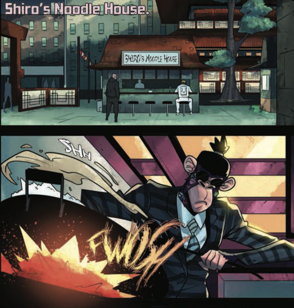 ShiroKittsape's tweet photo. @MythDivision Shiro’s Noodle House! 🔥🍜✌️ https://t.co/NnNNe9jjKq