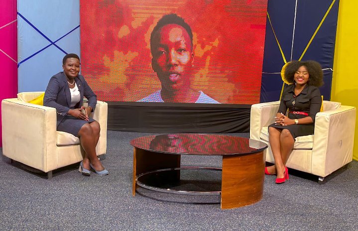 Senator @essyokenyuri this morning at Youth Channel @Y254Channel hosted by Grasher Maingi. Join Us. #WCW #YInTheMorning