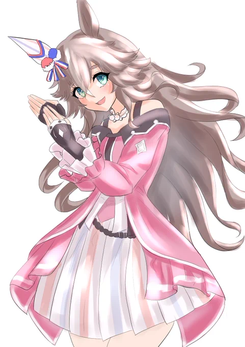 アキュートの誕生日だったから急いで描いたやつ塗り方もうちょい見直そ…… 