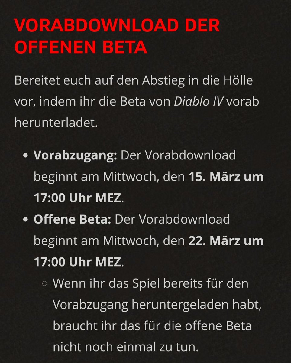 D4punch_Gaming's tweet photo. Heute startet der Preload zur Vorab-BETA von #DiabloIV ! https://t.co/RaEbZ8HZw6