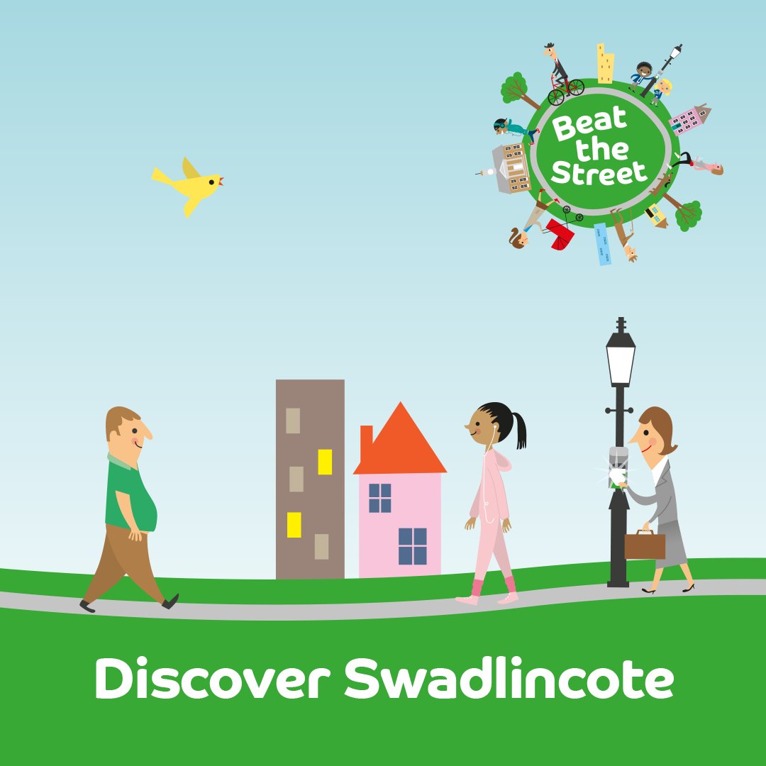 BTSSouthDerbys's tweet photo. And we're off! #BeattheStreet starts today in Swadlincote! The aim of the game is to earn as many points as possible by walking, rolling or cycling between Beat Boxes from 15 March - 26 April. https://t.co/Gi3lsbaOAx @SDDC @NatForestCo @ActiveDerbys @Derbyshirecc @SouthDerbysASP https://t.co/h1KduiCtIo