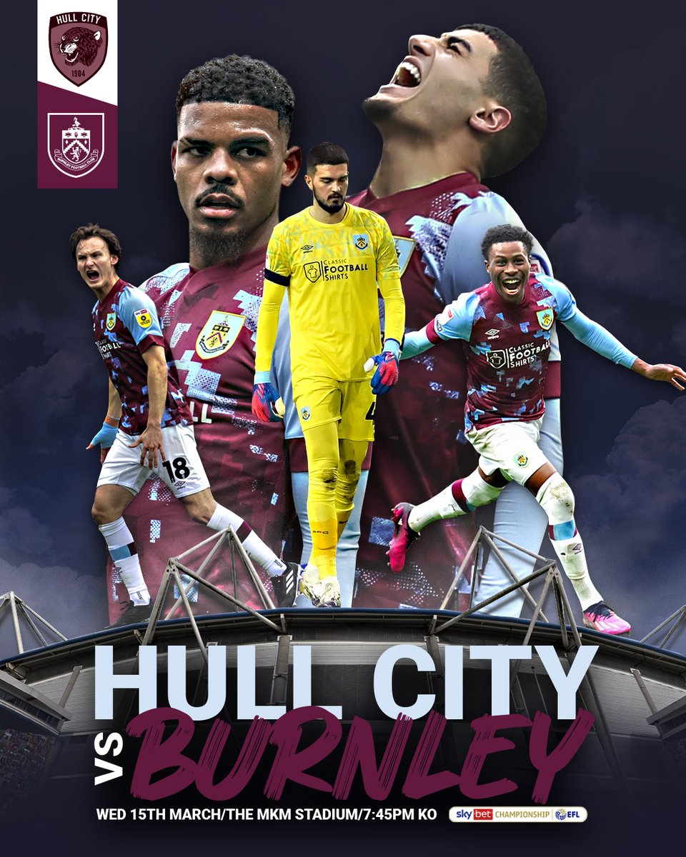 BurnleyOfficial's tweet photo. Crossing counties to take on the Tigers 🚌

#HULBUR | @SkyBetChamp https://t.co/3rcvUe8HZ6