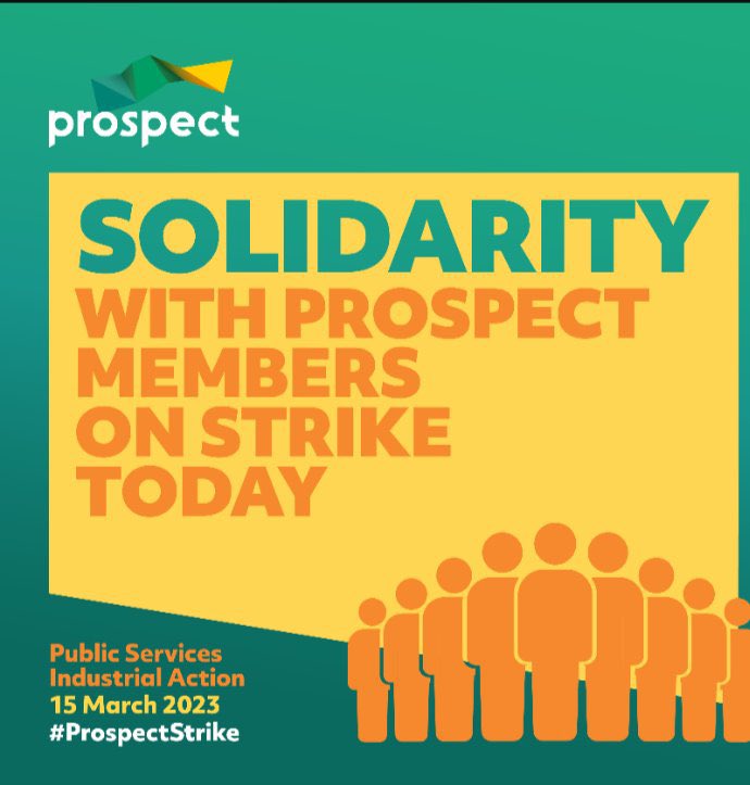 Will be proudly standing on the picket line today with all our striking members @ProspectwalesTU  #ProspectStrike #EnoughIsEnough
