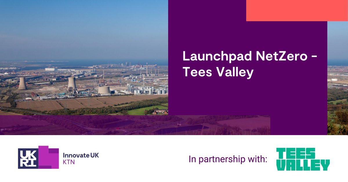 📢TWO WEEKS LEFT TO APPLY!

<a href="/innovateuk/">Innovate UK</a>'s Net Zero Launchpad closes to applications on March 29⏰

Grants between £25k &amp; £1m are available for innovation projects focusing on Tees Valley’s energy and renewable sector💷

👉orlo.uk/AAhhh